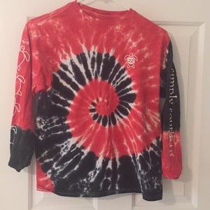 🍓red and black Simply Southern tee🍓